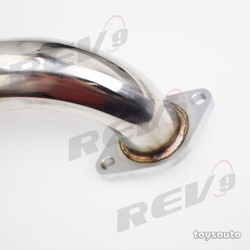 Silenciador de escape trasero eje Rev9 FlowMaxx 3" punta cuádruple para Subaru WRX solo 15-21 - Imagen 2 de 5