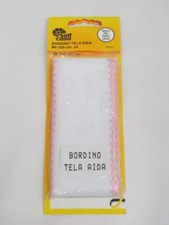 BORDINO IN TELA AIDA ALTEZZA 5 CM CONFEZIONE DA 2 METRI VARI COLORI