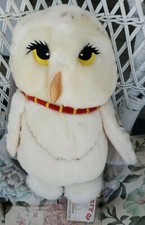 Harry Potter Hedwig Owl Plush Backpack NWT Hogwarts School 12" Warner Brothers