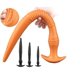 Super Long Dildo Male Prostate Massager Monster-Realistic Anal-Butt-Plug Sex Toy