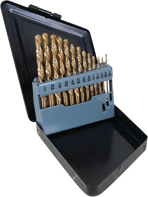 Performance Tool W9011 13pc Left Hand Drill Bit Set, With Titanium Nitride Co...
