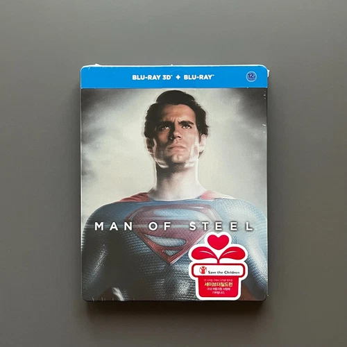 MAN OF STEEL 2D+3D STEELBOOK LIMITED EDITON [KOREA]
