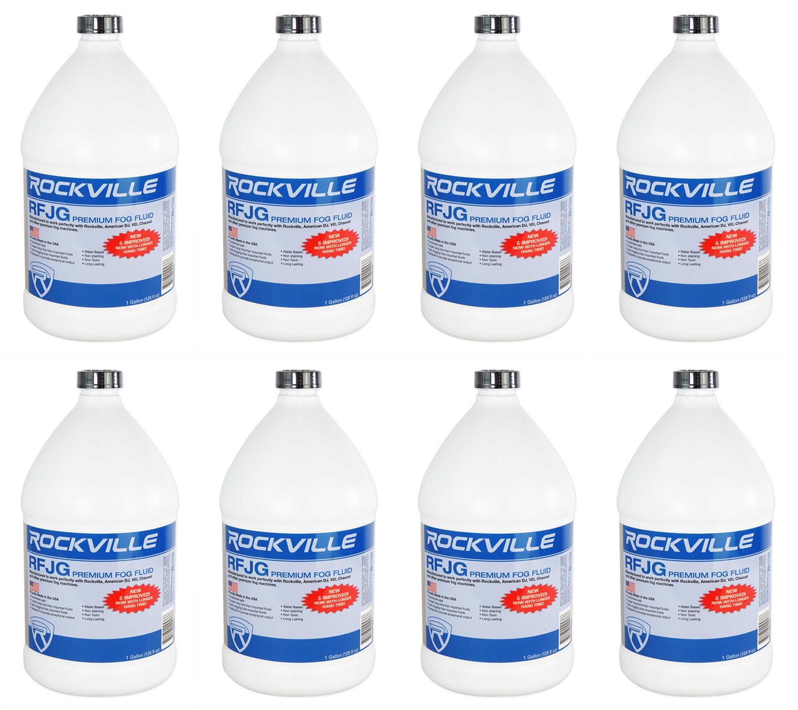 8 Жидкость Rockville RFJG Gallons FogSmoke Juice для диджейских машин ChauvetAmerican 31690₽