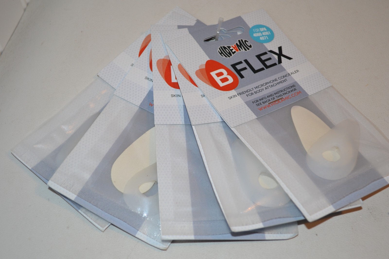Hide-A-Mic Body Pads for B-Flex for DPA 6060, 4061, 4071 Lot of 5