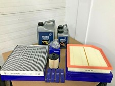 GENUINE VOLVO XC40 PETROL 4CYL SERVICE KIT OIL AIR CABIN FILTER SPARK PLUGS 