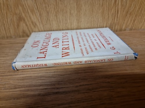 On Language and Writing - J.G. Weightman 1947, (11b) - Picture 2 of 3