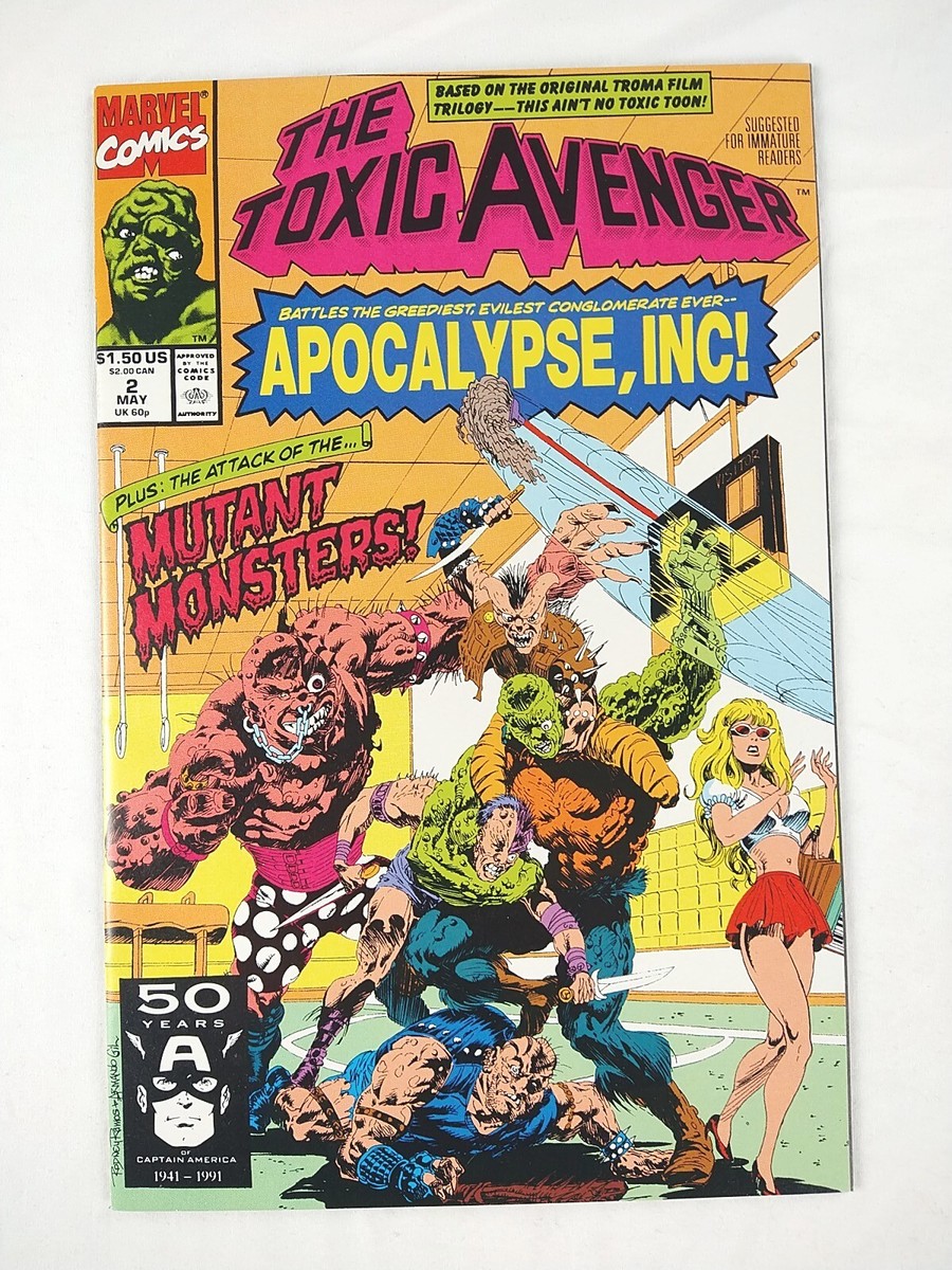 The Toxic Avenger #2 Apocalypse Inc (1991 Marvel Comics) VF/NM 9.0