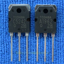 5pcs 2SA1962  5pcs 2SC5242 2SA1962/2SC5242 A1962/C5242 TOSHIBA TO-3P
