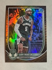 2025-26 Bowman Chrome Reptilian Refractor Gary Trent Jr #BCV-165 Bucks