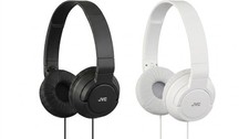 JVC HA-S180 Lightweight Foldable On-Ear Headphones with Deep Bass, Wired