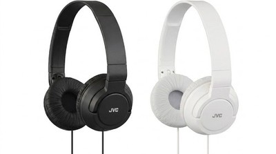 JVC HA-S180 Lightweight Foldable On-Ear Headphones with Deep Bass, Wired