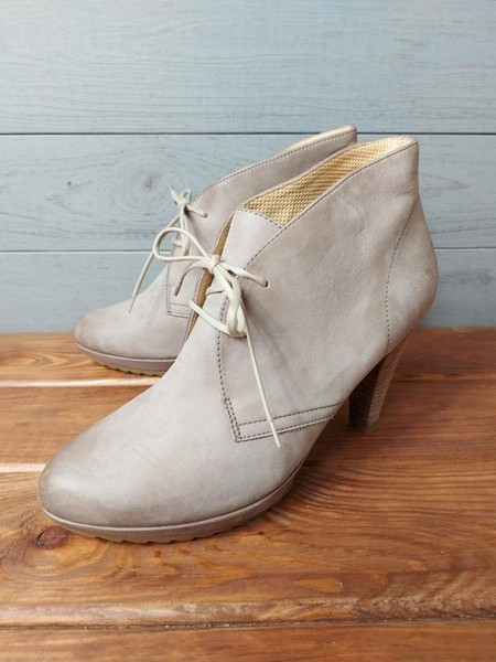 Bottines Paul Green Femme Gris Cuir 39