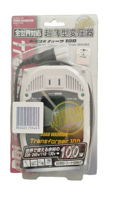 Road Warrior Converter Spannungswandler Transformator Trafo 230V-100V Japan
