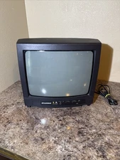 Retro Sylvania 13" CRT VIDEO GAMING TV 6413TB WORKS GREAT! Vintage GAMING