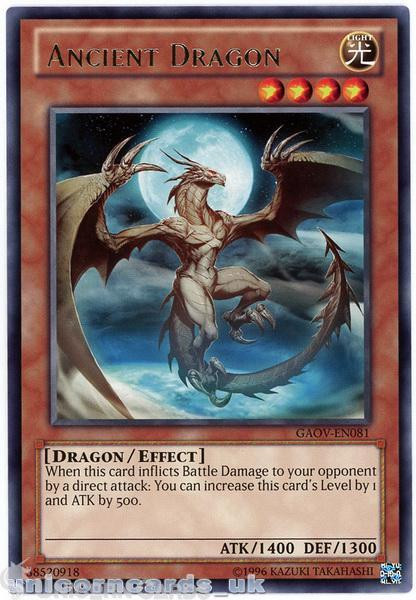 GAOV-EN081 Ancient Dragon Rare UNL Edition Mint YuGiOh Card