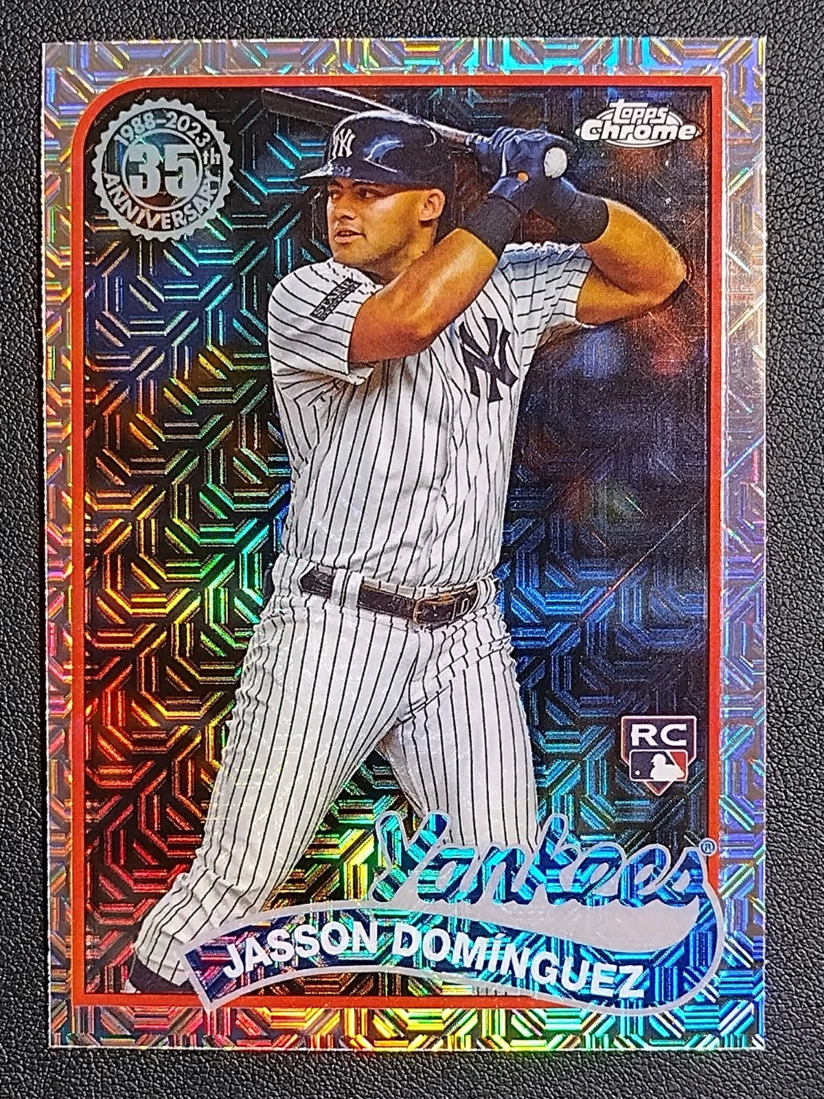 2024 Topps Series 1 JASSON DOMINGUEZ 1989 Silver Pack MOJO New York Yankees