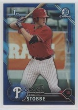 2016 Bowman Draft Chrome Picks Blue Refractor 24/150 Cole Stobbe #BDC-62 j2c