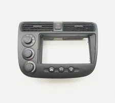 2001-2005 Honda Civic Coupe Front Center Dash Radio Bezel AC Trim 99K Miles OEM