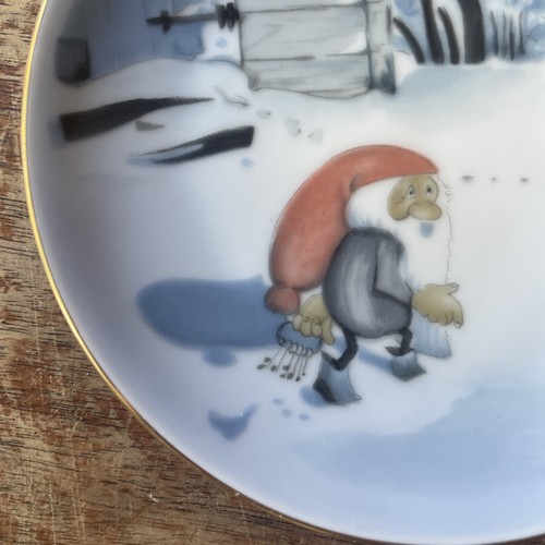 Bing & Grondahl Harald Wiberg Gnome 2 piatti decorativi da parete 4" edizione limitata - Foto 12 di 16