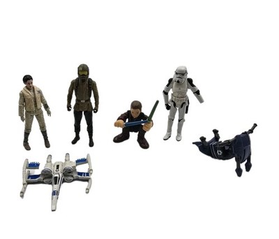 Lot of 6 Star Wars Action Figures Hasbro