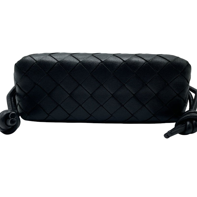 BOTTEGA VENETA Mini Loop Camera Bag Black Leather Shoulder Bag 723547 #OKB6750 image 4