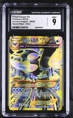 Primal Kyogre-EX graded CGC 9 for sale on eBay