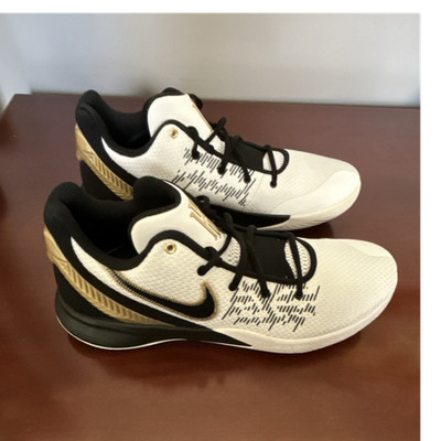 Nike Kyrie Flytrap 2 Size 12 Men's Basketball Shoes White/Gold/Black AO4436-170