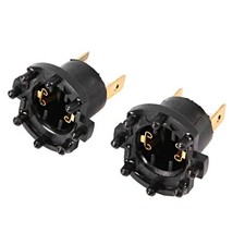 Car Headlight Socket Holder, 1 Pair H7 Replacement Headlight Bulb Socket Adap...