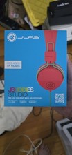JLab JBuddies Studio On-Ear Headband Kids Headphones Red Volume Limitation Mic