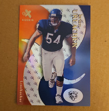 Fleer 2000 E-X Brian Urlacher Bears Rookie Card #140 Serial #'d 997/1500. rookie card picture