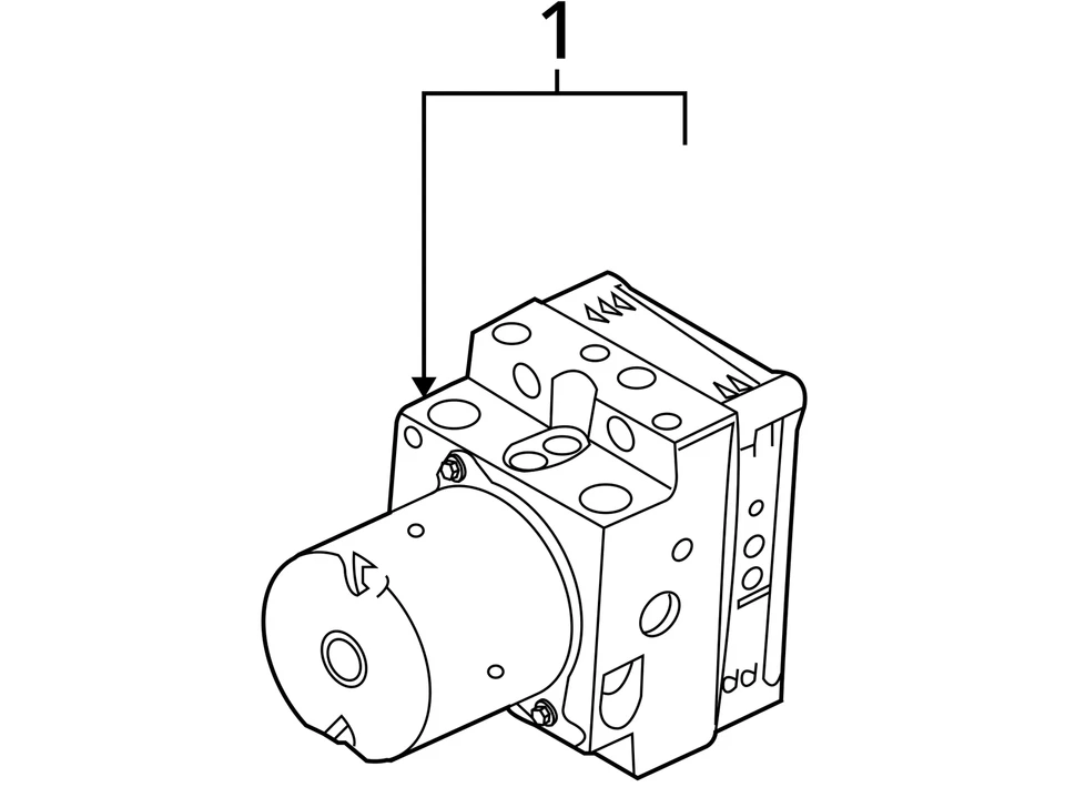 ABS Pump Anti-Lock Brake Part Assembly Without Adaptive Cruise Fits 08-14 BMW X6 - Image 3 of 3