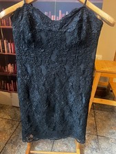 black all over lace dress by next size 10