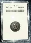 1877 Indian Head Cent Penny ANACS F 12 Complete Your SET