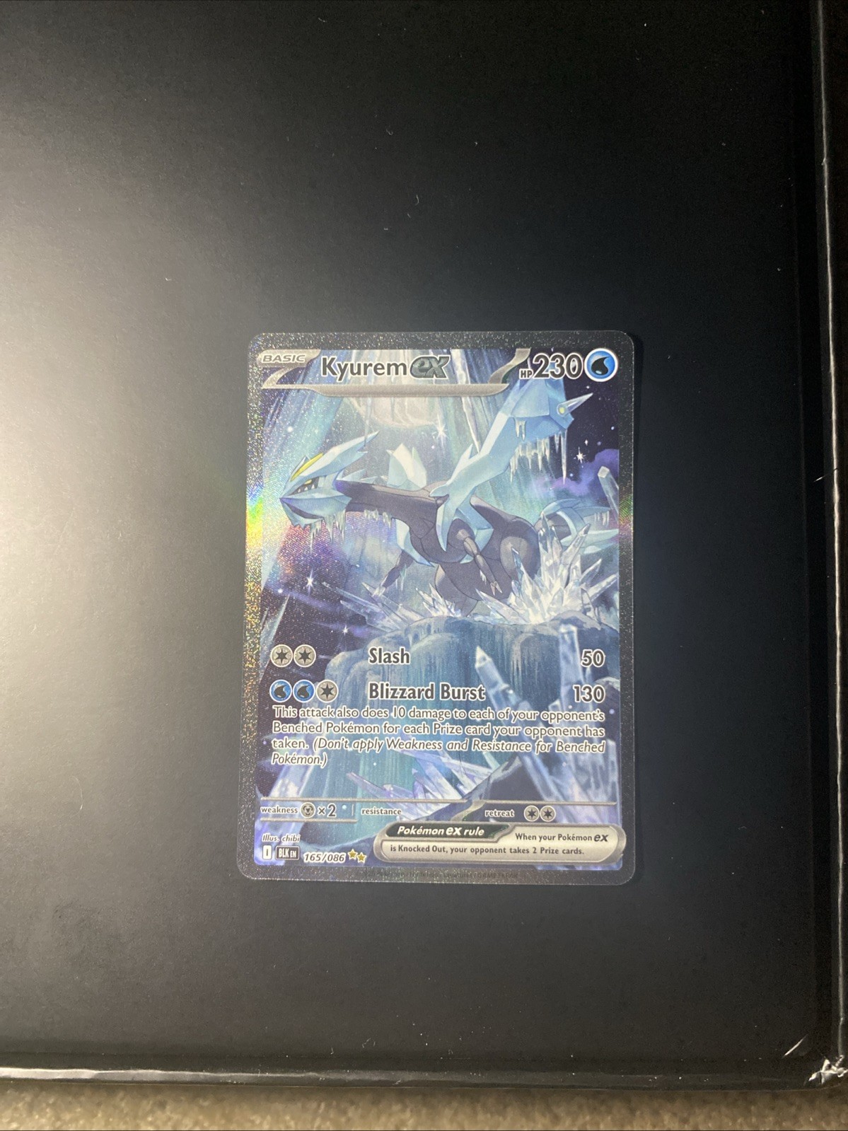 Kyurem ex - 165/086 SIR SV: Black Bolt - Pokemon Card - NM