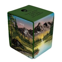 Ultra Pro - Bob Ross Mountain Retreat Alcove Flip Box - Magic The Gathering