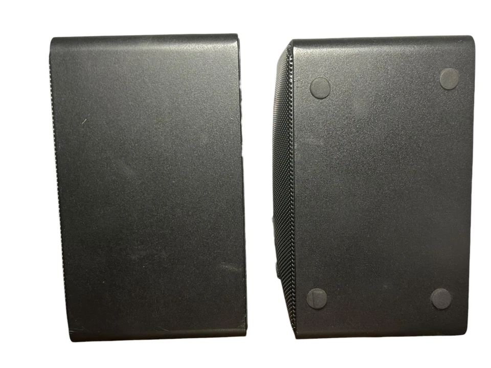 Par Realistic Minimus 7 Alto-falantes Cat No 40-2030A Preto 8 Ohms 40W - Imagem 4 de 4