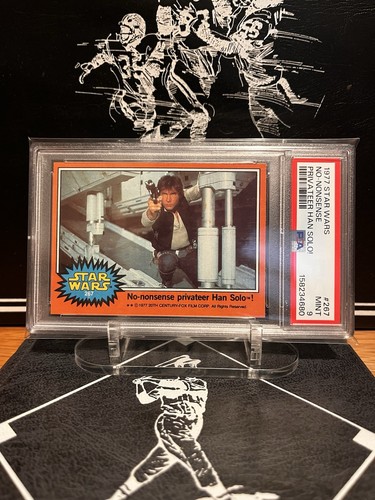 1977 Topps Star Wars #267 No-nonsense privateer Han Solo!