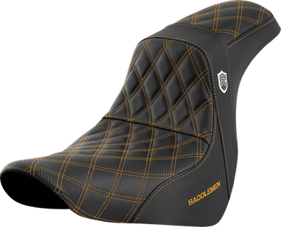 Saddlemen SDC Pro Series Gold Lattice Seat fits 2018-2026 Harley