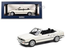 1991 BMW 325I CABRIOLET ALPINE WHITE 1/18 DIECAST MODEL CAR BY NOREV 183213