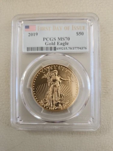 20$ GOLD COIN Eagle 50$ MS 70 PCGS