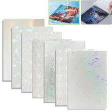 50 Sheets Waterproof Self-adhesive Paper film Transparent DIY Package Card