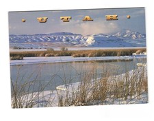 Winter In Utah Postcard Unposted 