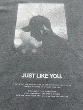 Nf Rapper Shirt Just Like You Gray Shirt Size Medium Nf Real Music Hiphop Tee M