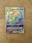 Pokémon TCG Gengar & Mimikyu GX Holo Rainbow Rare Card 186/181