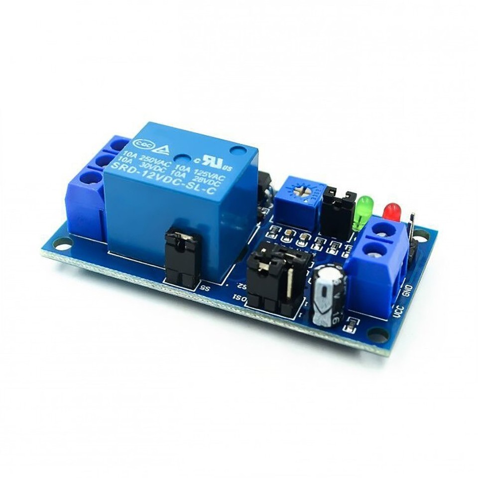 Relay Switching Module 12V Normally Open Trigger Delay Relay Module Off Pcs Relay Switch Delay ...