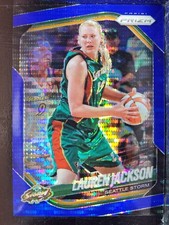 Lauren Jackson 2025 Panini Prizm WNBA Blue #91 Pulsar Prizm /199