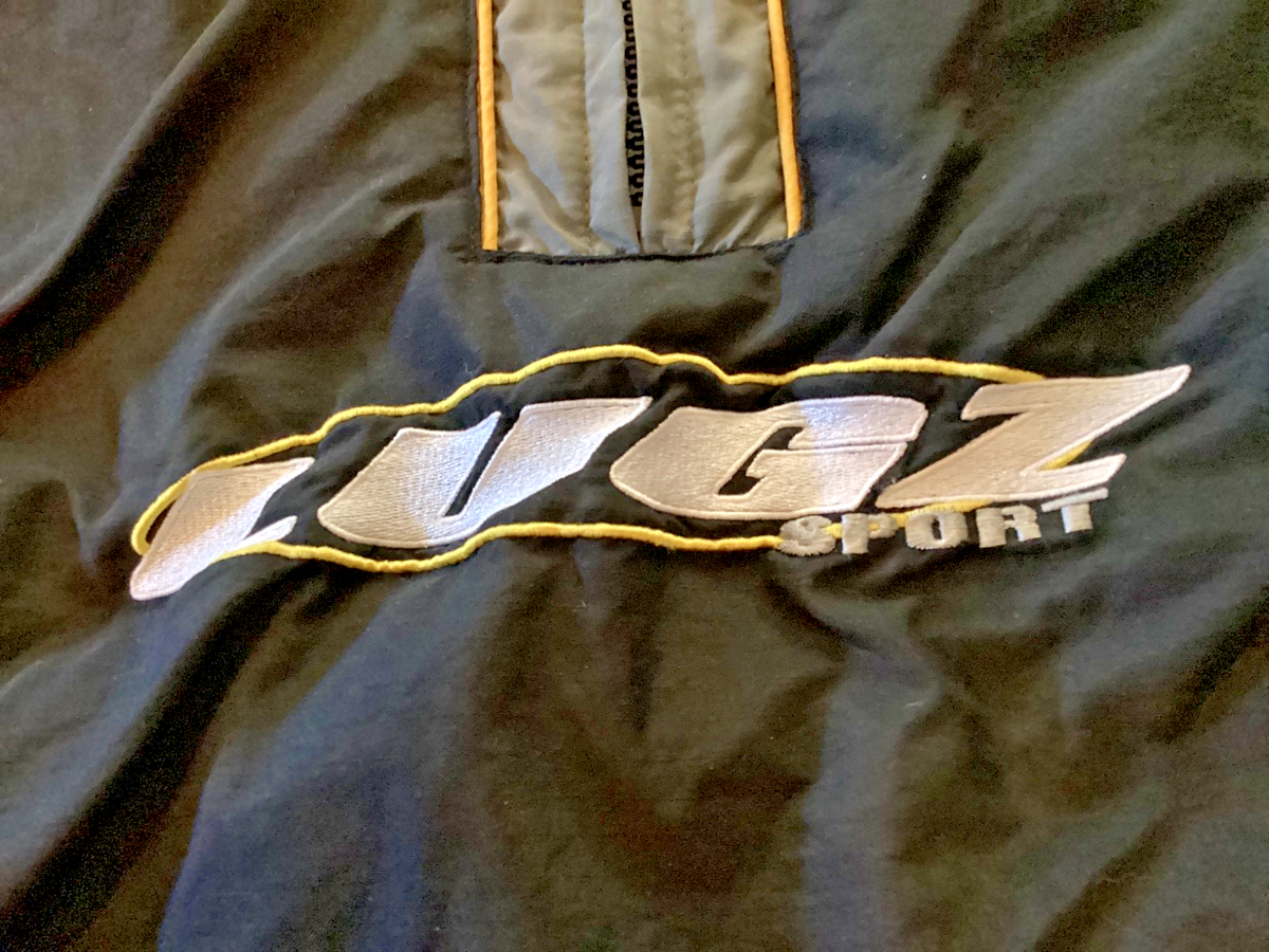 LUGZ 90's Y2K Sport Track Suit Men's Size XL-1/4 Zip Jacket-Hip