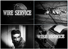 16mm Film: WIRE SERVICE "Rehearsal for Sabotage" (1957 Hour TV show) KODAK ORIG