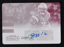 2016 Panini Contenders Printing Plate Magenta 1/1 Jacoby Brissett #258 Auto 05or