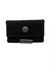 Bvlgari Key Wallet Key Case 6 Hooks Leather Black USED T1674-9